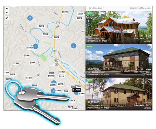 Pigeon Forge real estate websites